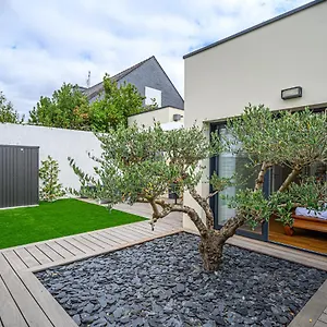 Hébergement de vacances La P'tite Vannetaise - Petite Maison Au Bord De L'eau à Conleau Avec Vélos, Vannes